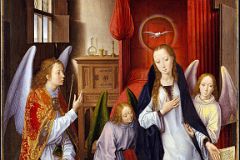 22 The Annunciation - Hans Memling 1480-89 - Robert Lehman Collection New York Metropolitan Museum Of Art
